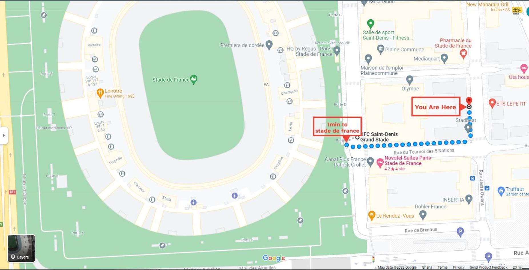 F2 Paris 10Eme Gare Du Nord - Stade De France - Parking Saint-Denis  Dış mekan fotoğraf